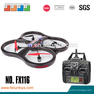 2. 4 G 4 canaux 6 axe big mousse noire grande caméra rc copter